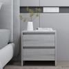 Nightstands 2 pcs Grey Sonoma 45 x 34.5 x 44.5 cm Particleboard