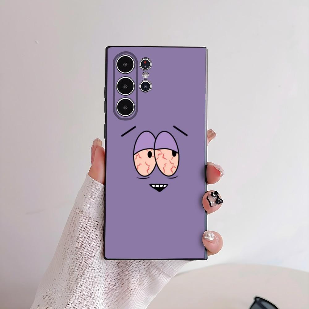 Мультяшный Чехол для Телефона S-South Park Для Samsung Galaxy S25 S24 S22 S23 Ultra S21 S20 Plus 5G Матовый Нескользящий Полностью Покрывающий Мягкий Чехол