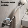 Good bearing capacity Towel rack rust-proof Wall shelf durable No-punch towel bar  Bathroom cabinet