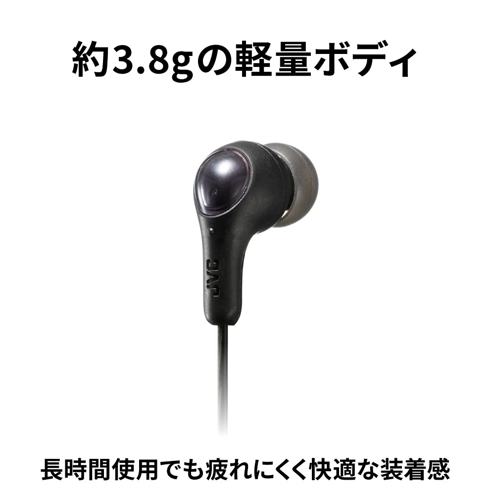 JVC Kenwood JVC Wired Earphones with for Teleworking HA-FR9-W Microphone, White,