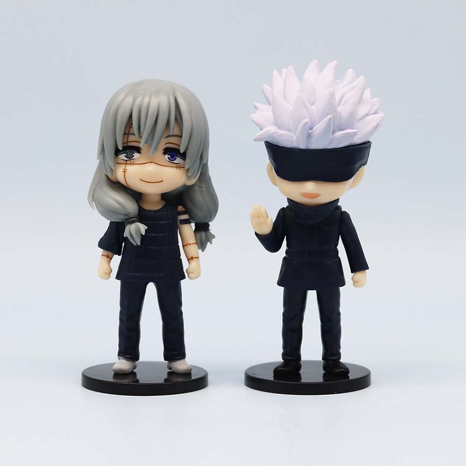 sold Q Posket Jujutsu Kaisen 9cm Figure Satoru Gojo Itadori Yuji Geto Suguru Nobara Megumi Collections Character Ornaments