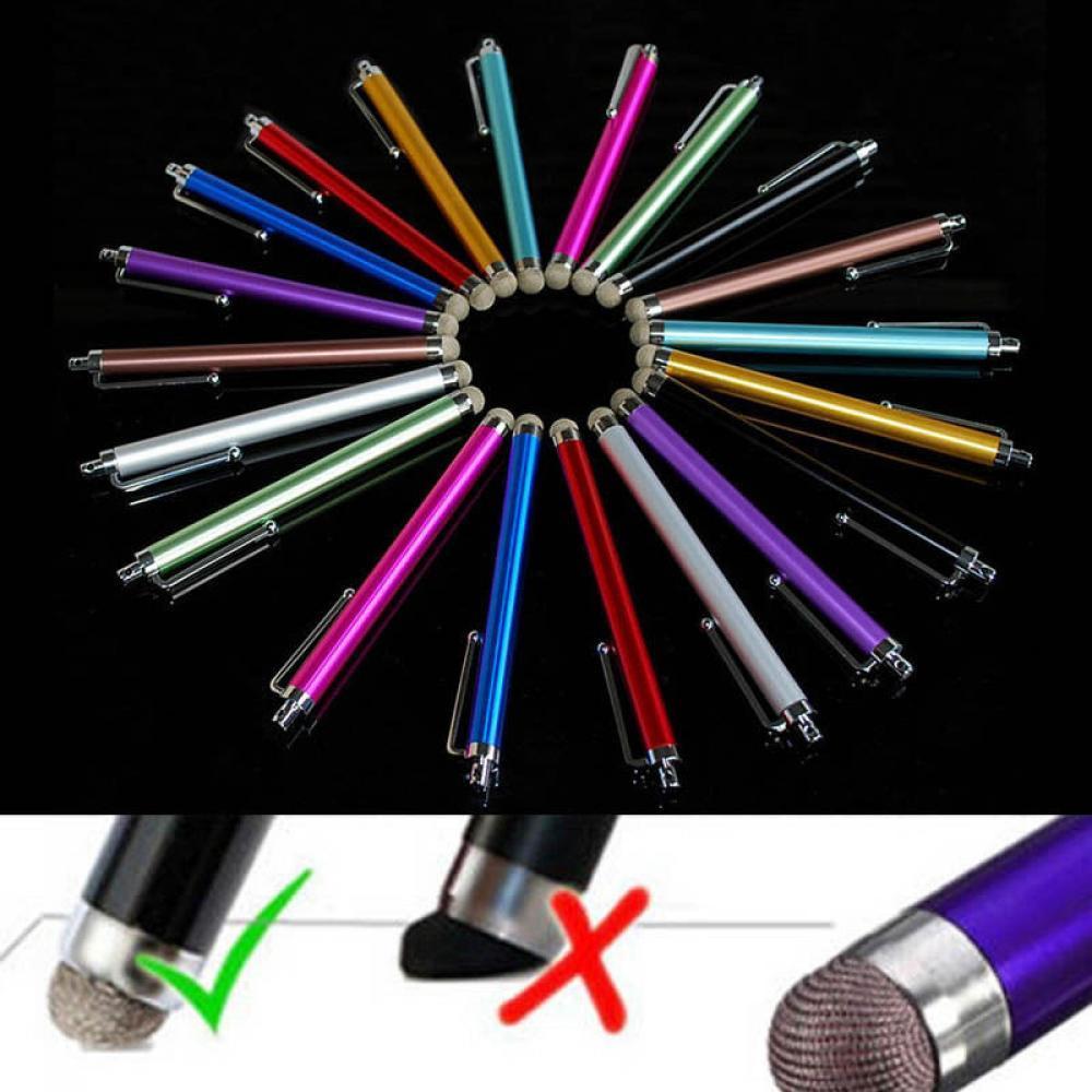 New Mesh Micro Fibre Stylus Touch Screen Capacitive pen Metal