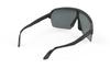 Rudy Project Spinshield Air Sports Black Sunglasses, Matte/Multi-Laser Blue, SP843906-0003
