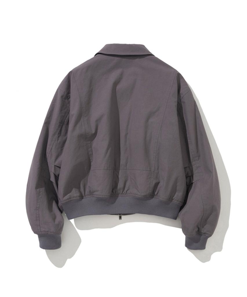 Стильная washed-бомбер куртка Erer, фиолетовая