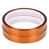 2PCS 33M High Temperature Resistant Adhesive Tape Polyimide Film Yellow Brown Accessory15mm