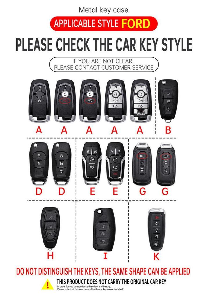 Compatible Long Smart Card Holder for Ford Edge & Lincoln MKX Remote Key Shell