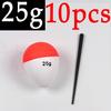 10PCS 0.8g ~ 60g Hard Foam Bobber Float Oval Saltwater Fresh Water Bulegill Carp Trout Inline Vertical Fishing Floats