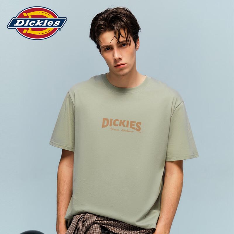 Мужская футболка Dickies свободного кроя, с коротким рукавом, из чистого хлопка