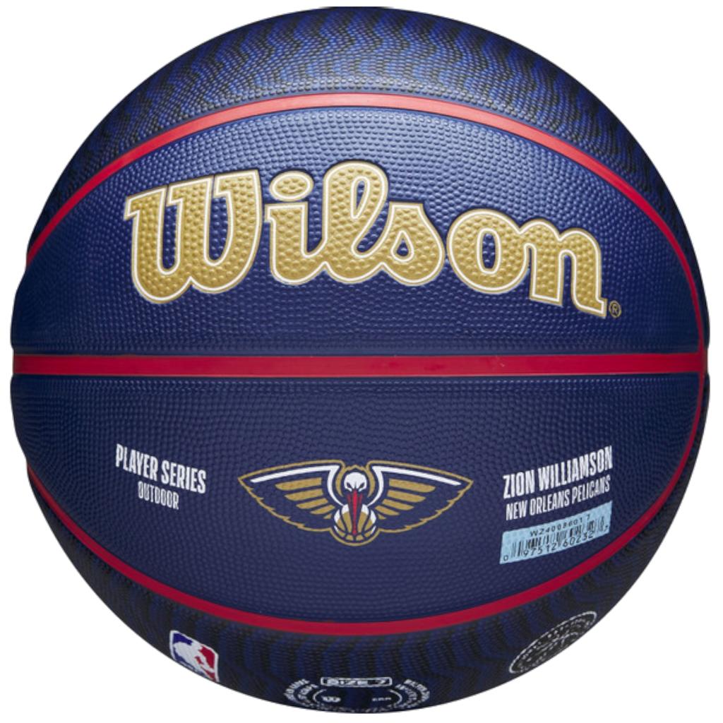Wilson Иконка игрока НБА Зайон Уильямсон Уличный мяч, Унисекс темно-синий Баскетбольный