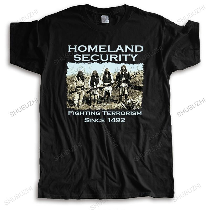 New Arrived Unisexs Oneck T Shirt Short Sleeve Homeland Security Fighting Terrorism Since High Quality Cotton Teeshirt