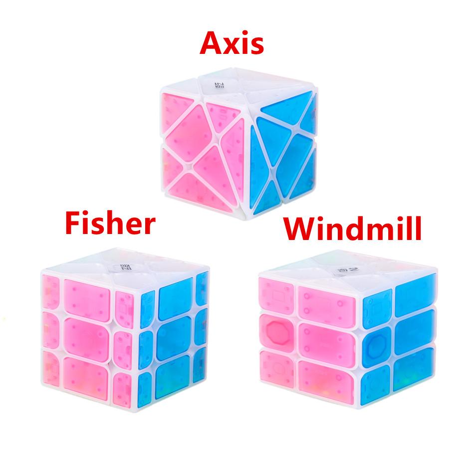 Новый Кубик Рубика 3x3 Qiyi Idea Fun Серия Цветов Лед Перец Кленовый Лист / Дуэт / Зеркальный / Ось / Ветряная Мельница / Рыбак Головоломка Cubo Magico Игрушка