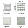 Striped Throw Pillowcase Square Cushion Cover Home Decor Throw Pillowcover  Living Room/Office