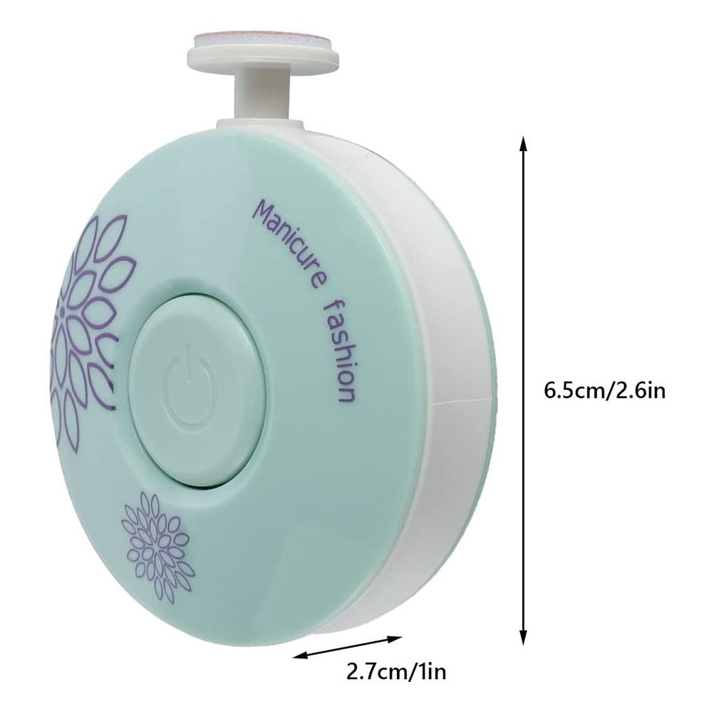 Электрическая детская машинка для стрижки ногтей, набор детских пилочек для ногтей, маникюрный набор, триммер для ногтей с 6 шлифовальными головками для