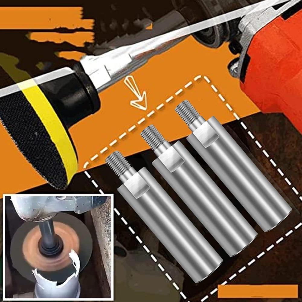 Rotary Extension Connector Adapter Polisher Pressing Plates Angle Grinder Extension Stainless Steel