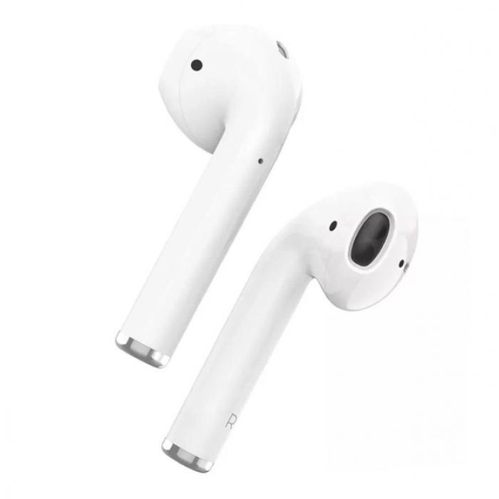 Беспроводные Bluetooth наушники BOROFONE BW25 в кейсе с сенсорным управлением Белые