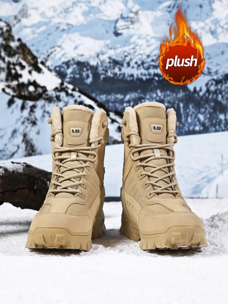 Men's Waterproof Insulated Snow Boots - Extreme Cold Weather Boots (-30°F)