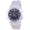 Analog Digital World Time Stainless Steel AMW-870D-1A AMW870D-1 Мужские часы
