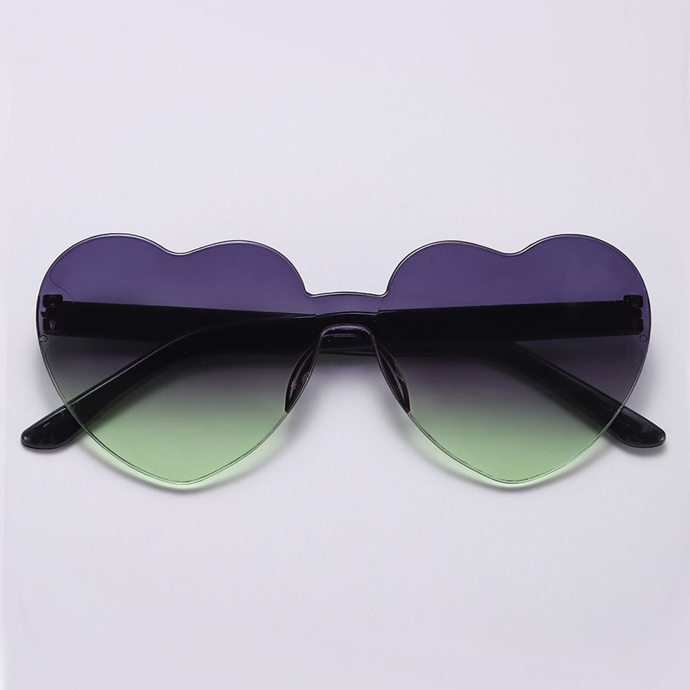 Trendy Colorful Candy Color Heart-shaped Sunglasses Shades Party Sun Glasses Heart Glasses