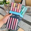 5 Pairs Chopsticks Reusable Plastic BPA-Free Dishwasher-Safe Non-Slip Fiberglass Chopsticks Chinese Japanese Chopstick