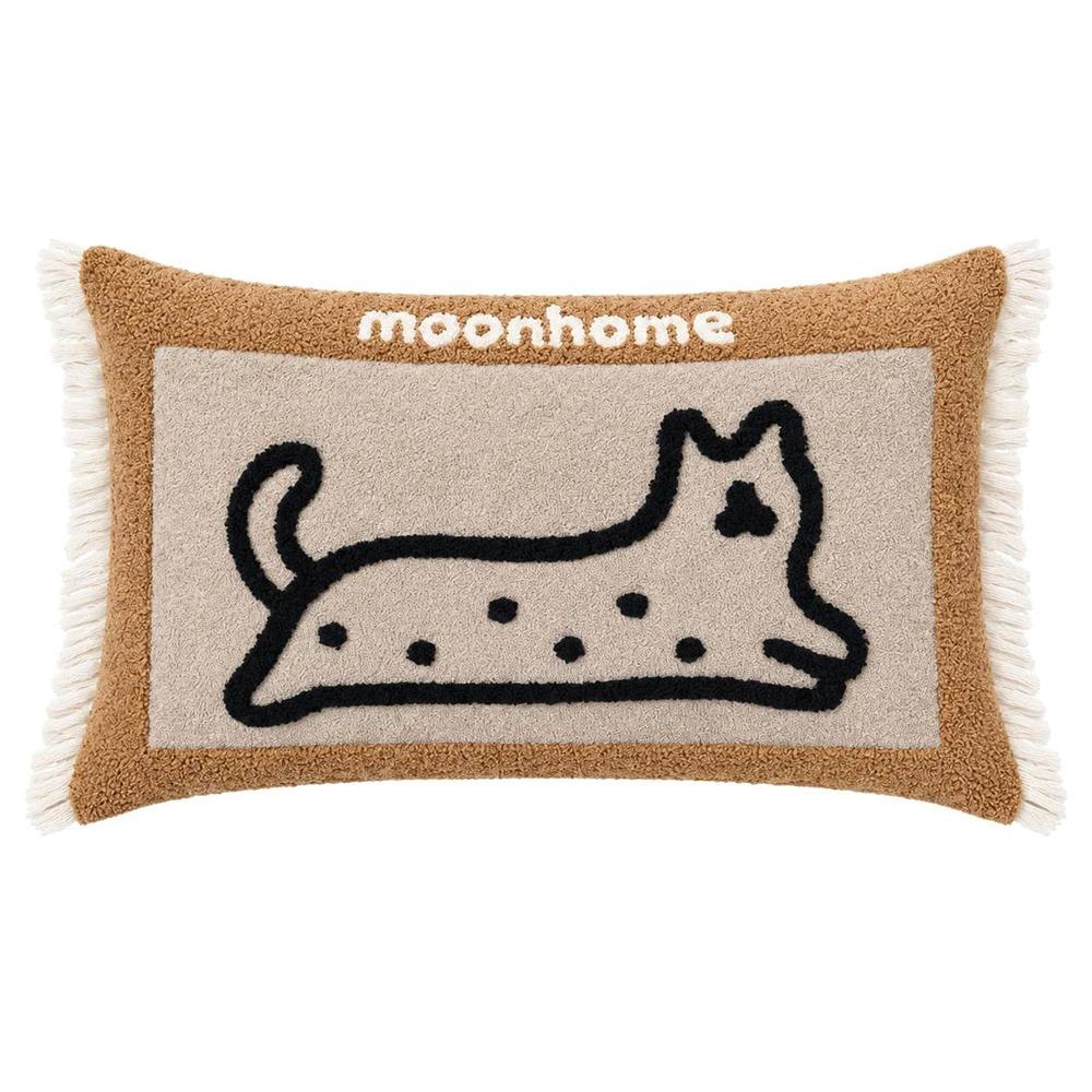 Embroidery Design Animal Pillow Cover Nordic Style Sofa Cushion Pillow  For Sofa