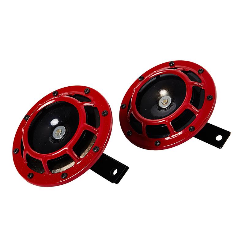 2 шт. красный черный Hella супер громкий компактный электрический звуковой сигнал комплект 12 В