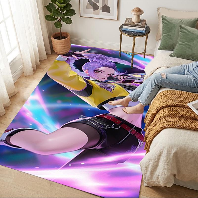 Purple Power Living Room Non-Slip Area Rug Soft Carpet for Bedroom Game Playroom Sofa Office Home Decor Doormat Christmas Gift C9211275