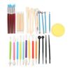 33pcs Clay Tools Kit DIY Polymer Clay Tools Complete Tools Modeling Clay Sculpting Tools Kit for
