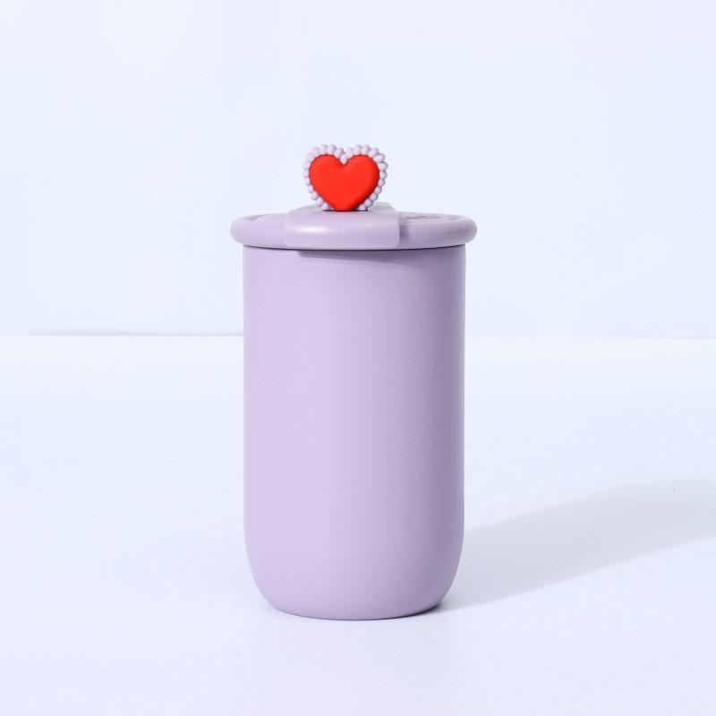304 Stainless Steel Vacuum Insulated Kids Cartoon Water Bottle 460ml Portable Leakproof Travel Cup Children Students