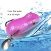 Mini Artificial Soft Frog Fishing Lure Spinner Bait Metal Sequin Double Hook Frog Bait 4Cm 7.3G Topwater Wobblers Swimbait