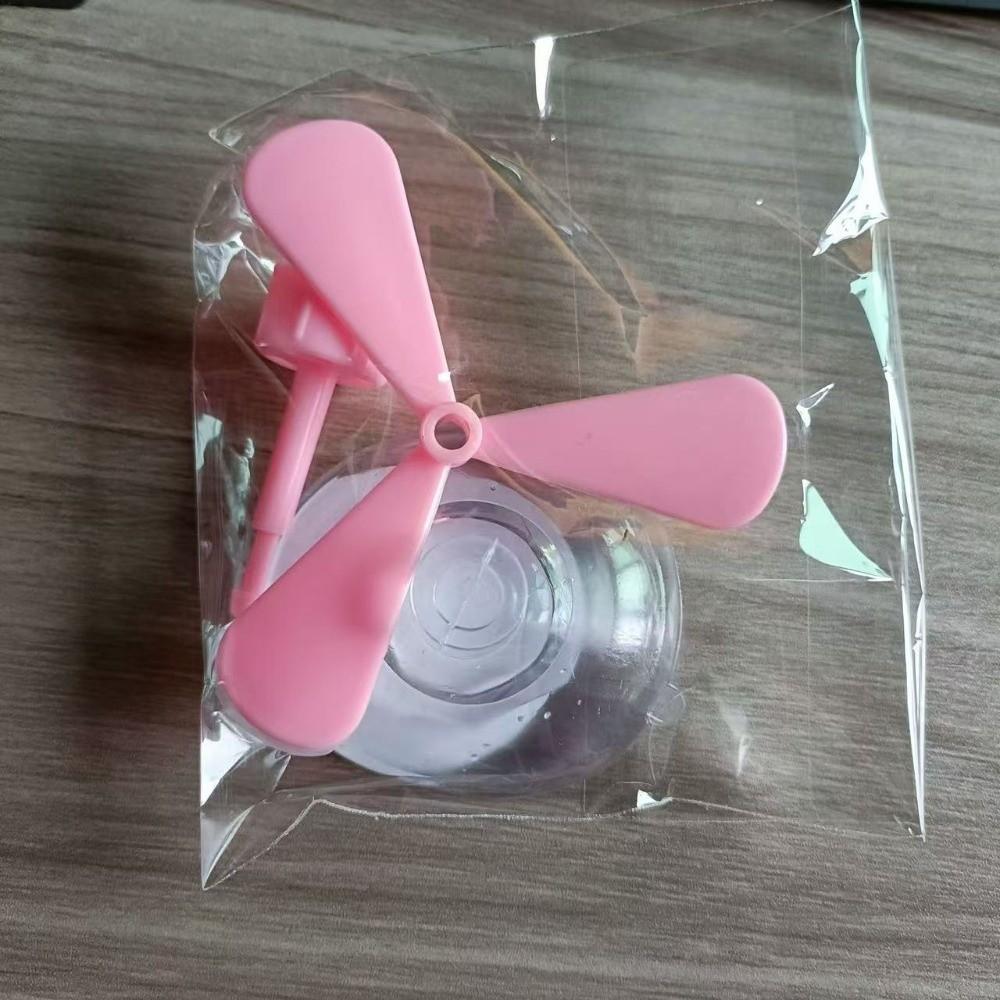 4pcs Plastic Bamboo Dragonfly Decor Sucker Mount Motorcycle Helmet Propeller Helmet Accessories