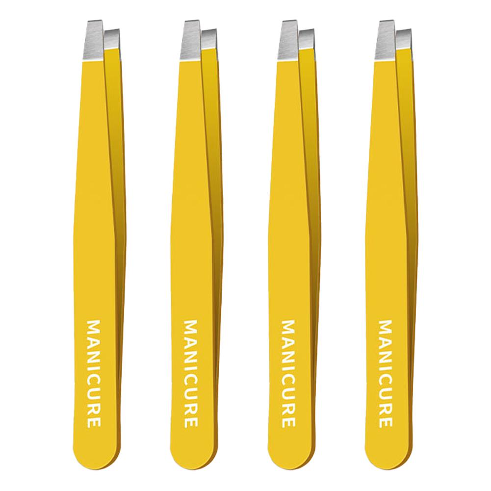 2/4 шт. Инструменты для красоты Набор пинцетов для бровей из нержавеющей стали Клипса для удаления волос на лице Ресницы Брови Пинцет Профессиональный для начинающих