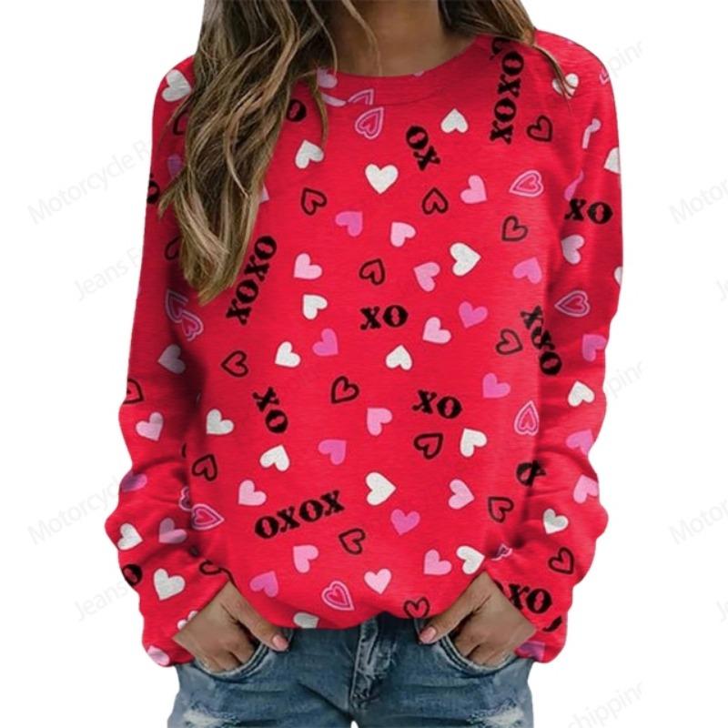 Толстовка с принтом Love Heart 3D, женская мода, толстовки с круглым вырезом и графическим принтом, толстовки на Хэллоуин, подарок на День святого Валентина, толстовка, пальто, фестиваль