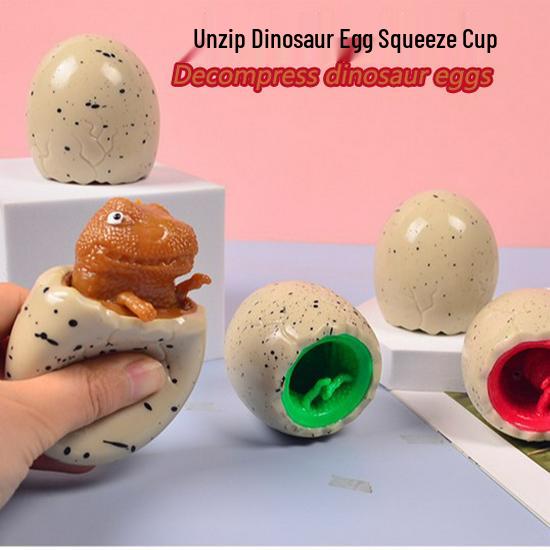Снимающая стресс игрушка-сквиши в виде яйца динозавра