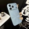 Bright Laser Aurora CD Texture Case For iPhone Air 17 16 15 14 13 Pro Max Solid Color Shockproof Matte Bumper Armor Hard Cover