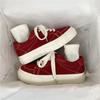 Fashion Ladies Footwear High On Platform Lace Up Spring Autumn Red Women's Canvas Shoes Designer Luxury Offer Light Trends 2025 Fashion
