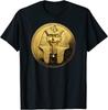 Black Ancient Egyptian Golden Pharoah Coin King Tut Unisex T-Shirt