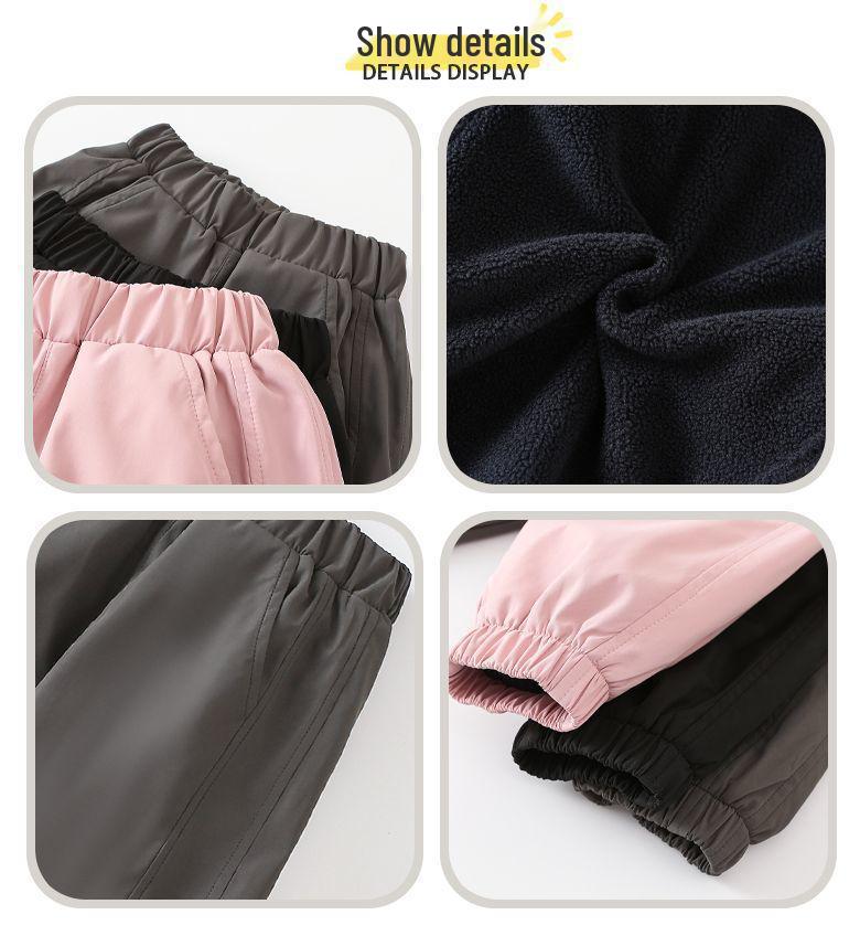 Вельветовый ветрозащитный комплект для мальчиков Delta Осень/Зима 2025 - Детская куртка среднего/большого размера