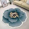 Special-shaped Flower Carpet Bathroom Water-absorbing Non-slip Floor Mat Living Room Cloakroom Foot Mat