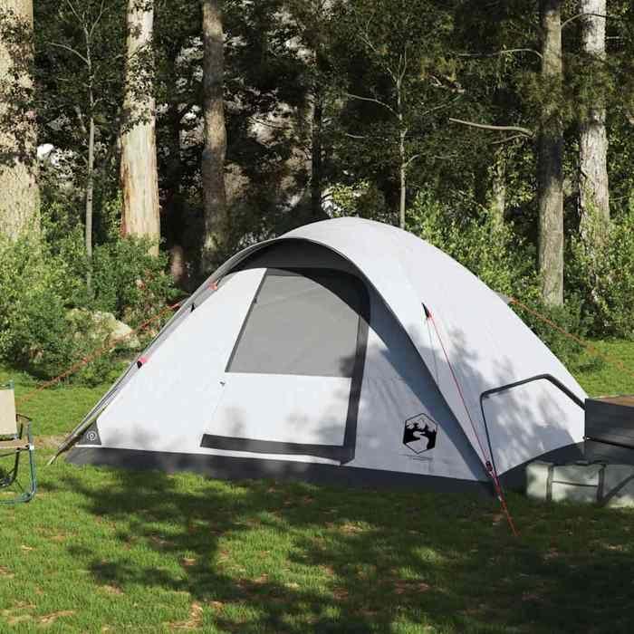 VidaXL Tente familiale à dôme 6 personnes tissu occultant imperméable, tente, tente de jardin, abri extérieur, tente de 94554