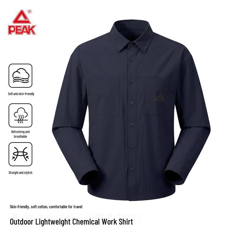 PEAK Men's Outdoor Long Sleeve Work Shirt