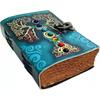 Vintage Journals Grimoire Celtic Witch Stone Leather Book of Shadows Journals