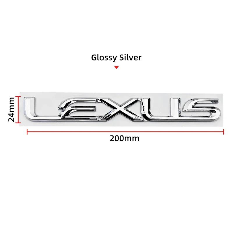 3D ABS Наклейка-значок с буквой на багажник автомобиля Для Lexus F SPORT Hybrid ES CT GS IS UX GX LBX NX RX 350h 450h аксессуары