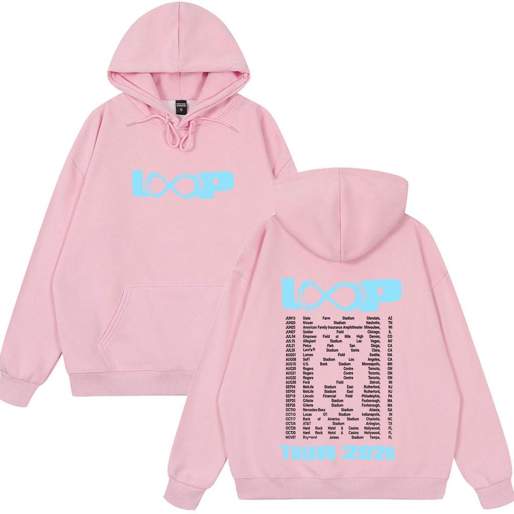 Свитшот с принтом Ed Sheeran Loop Tour Мужской Женский Модный Пуловер с Длинным Рукавом Оверсайз Свитшоты Подарки для Фанатов