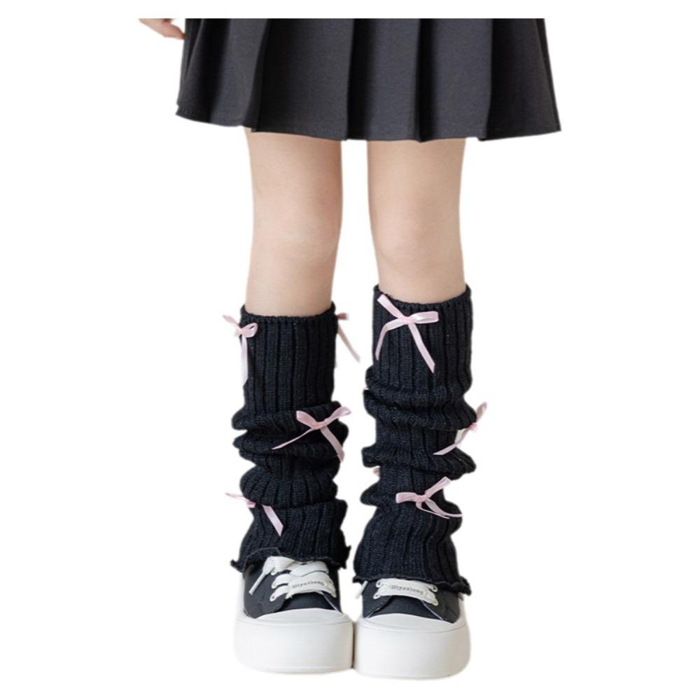 High Elastic Kids Leg Warmers Knitted Children's Foot Warmer Long Stockings Autumn Winter Season