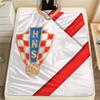 Croatian Football Federation  Print Flannel Blanket, High quality Comfortable for All Seasons, Home Decor, Warmth and Comfort