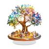 Colorful Tree Desktop Ornament Acrylic Sign Decor 2D Flat Novelty Party Supplies Table Centerpiece