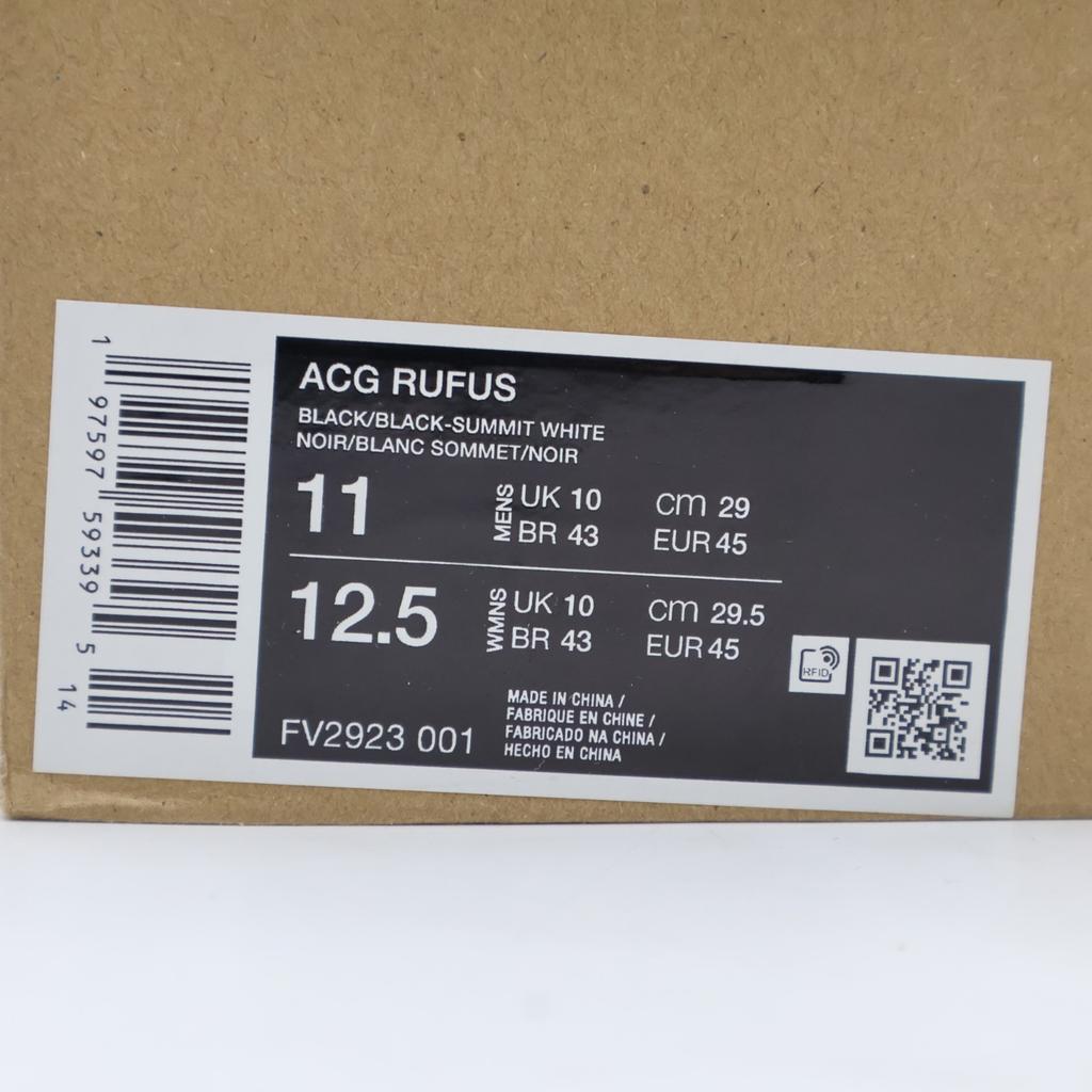 FV2923-001 Nike ACG Rufus Тройной черный (Мужской)