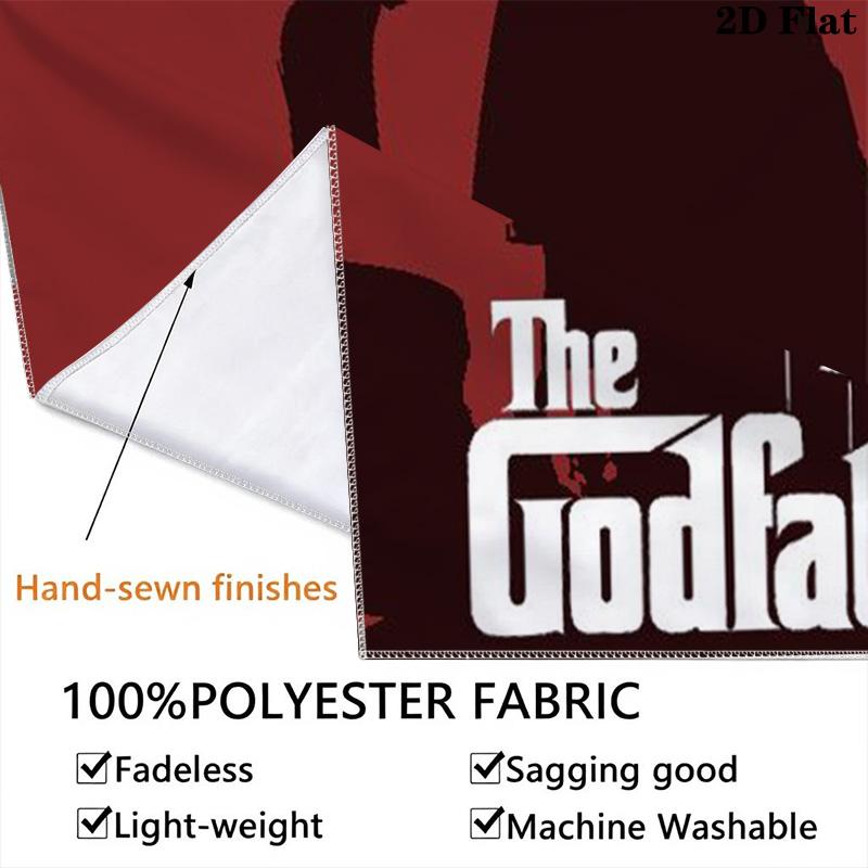 Godfather Classic Movie Poster Tapestry Background Cloth Wallmounted Gift Wall Covering Decoration Work Of Art