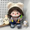 20cm Cotton Doll Girl Overalls - Cute Original Dress-Up Outfit
