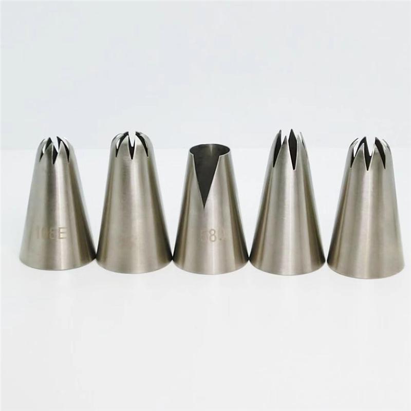 20 Styles Stainless Steel Medium Cream Icing Piping Nozzles Cake Cookie Pastry Tips DIY Decorating Tools Kitchen Utensils